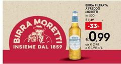 Moretti - Birra Filtrata A Freddo