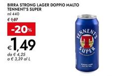 Tennent's - Birra Strong Lager Doppio Malto Super