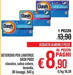 Dash - Detersivo Per Lavatrice Pods