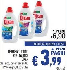 Dixan - Detersivo Liquido Per Lavatrice