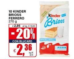 Ferrero - 10 Kinder Brioss