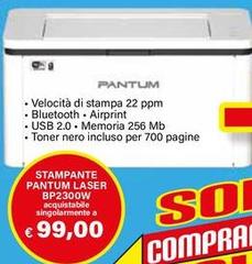 Pantum - Stampante Laser BP2300W 