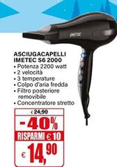 Imetec - Asciugacapelli S6 2000