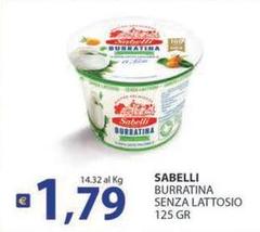 Sabelli - Burratina Senza Lattosio