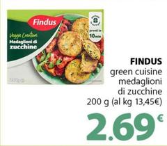 Findus - Green Cuisine Medaglioni Di Zucchine