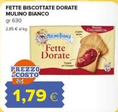 Mulino Bianco - Fette Biscottate Dorate