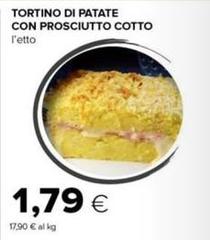 Tortino Di Patate Con Prosciutto Cotto