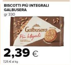 Galbusera - Biscotti Più Integrali
