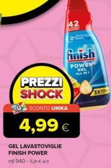 Finish - Gel Lavastoviglie Power