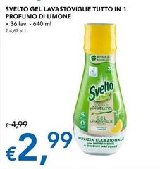 Svelto - Gel Lavastoviglie Tutto In 1 Profumo Di Limone