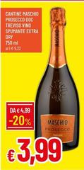 Cantine maschio - Prosecco DOC Treviso Vino Spumante Extra Dry
