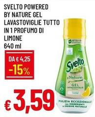 Svelto - Powered By Nature Gel Lavastoviglie Tutto In 1 Profumo Di Limone