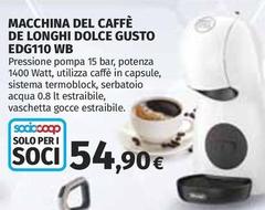De Longhi - Macchina Del Caffè Dolce Gusto EDG110 WB
