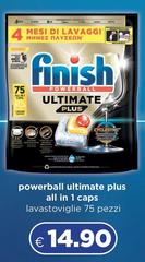 Finish - Powerball Ultimate Plus All In 1 Caps Lavastoviglie