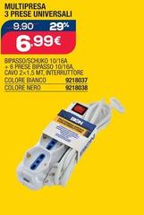 Bion - Multipresa 3 Prese Universali