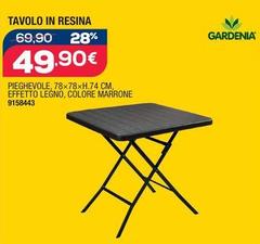 Gardenia - Tavolo In Resina