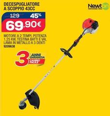 Newton - Decespugliatore A Scoppio 43CC