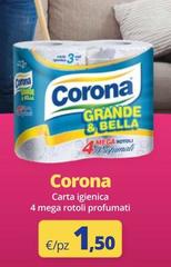Corona Extra - Carta Igienica 4 Mega Rotoli Profumati
