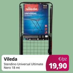Vileda - Stendino Universal Ultimate Nero 18 Mt