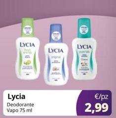 Lycia - Deodorante Vapo
