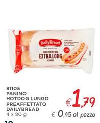 Daily Bread - Panino Hotdog Lungo Preaffettato
