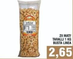 Zii Matì - Taralli Busta Linea