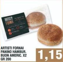 Artisti Fornai - Panino Hamburg. Buon Americ. X2