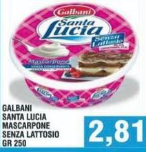Galbani - Santa Lucia Mascarpone Senza Lattosio