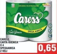 Caress - Carta Igienica X4 Spesaamica 2 Veli