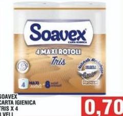 Soavex - Carta Igienica Tris X 4 3 Veli