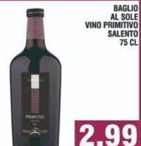 Baglio Al Sole - Vino Primitivo Salento
