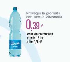 Vitasnella - Acqua Minerale