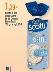 Scotti - Gallette Di Riso Senza Glutine Le Bio Croccanti Risette