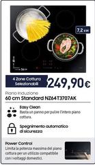 Samsung - NZ64T3707AK Piano Cottura A Induzione 60cm 4 Bruciatori Limitatore Di Potenza