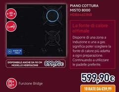 Aeg - HDB64623NB Nero Da Incasso 60 Cm Combi 4 Fornello(i)