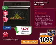 Aeg - Forno Serie 7000 Mealassist TE8PB731AT