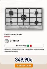 Glem Gas - Piano Cottura A Gas 90 Cm GT955IX