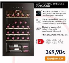 Hoover - Cantina Vino 50 Serie 3 HWS34GGH1