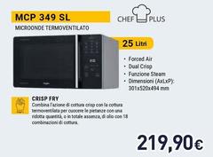 Whirlpool - Chef Plus Microonde A Libera Installazione MCP 349 SL