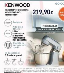 Kenwood - Impastatrice Planetaria Go KZM35.000GY