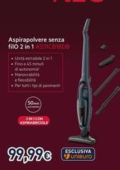 Aeg - Aspirapolvere Senza Filo 2 In 1 AS31CB18DB