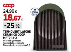 Coop - Termoventilatore Ceramico MPTC-14-2