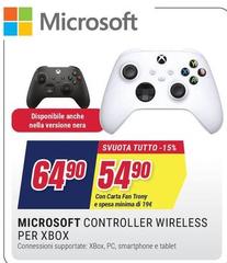Microsoft - Controller Wireless Per Xbox