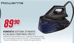 Rowenta -  Sistema Stirante A Caldaia Continua VR5121