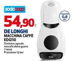 De Longhi -  Macchina Caffè EDG110