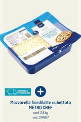 Metro chef - Mozzarella Fiordilatte Cubettata