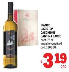 Bacco - Lazio IGP Cacchione