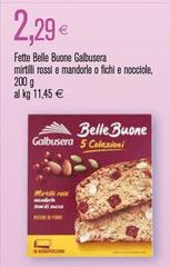 Galbusera - Fette Belle Buone Mirtilli Rossi E Mandorle O Fichi E Nocciole
