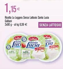 Galbani - Ricotta La Leggera Senza Lattosio Santa Lucia