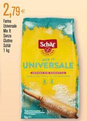 Schar - Farina Universale Mix It Senza Glutine